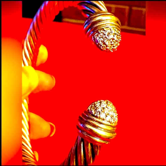 WOW POSHMARK - Authentic David Yurman Diamond & Sterling Silver Bracelet - Picture 5 of 16